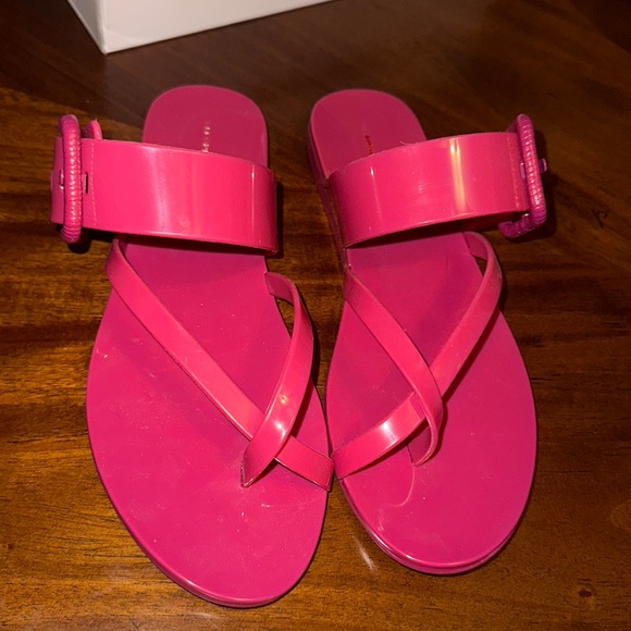 NEW❗️Veronica Beard Salva Jelly Orchid Sandal - Picture 3 of 15